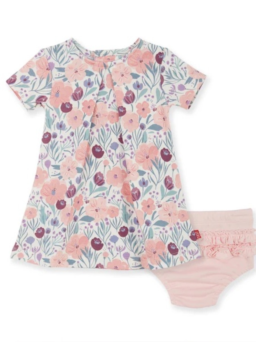 Magnetic Me Dress & Diaper Cover Set - Mayfair Organic Cotton; Size 3-6 months